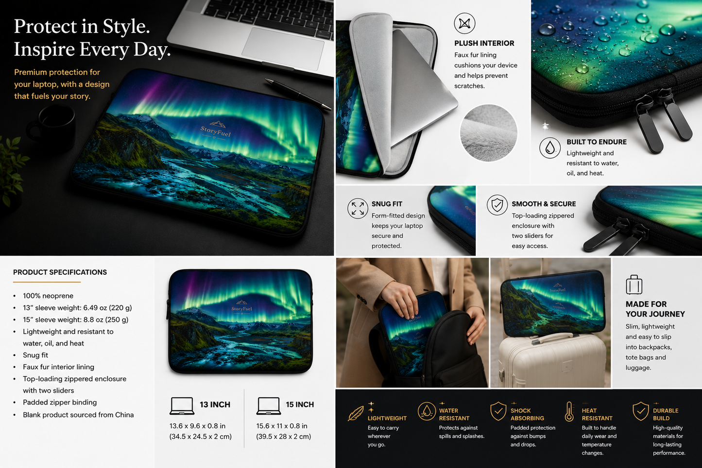 Collect Moments – Iceland Laptop Sleeve