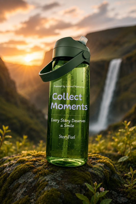Still Dreaming of Iceland – Flip Straw Travel Water Bottle