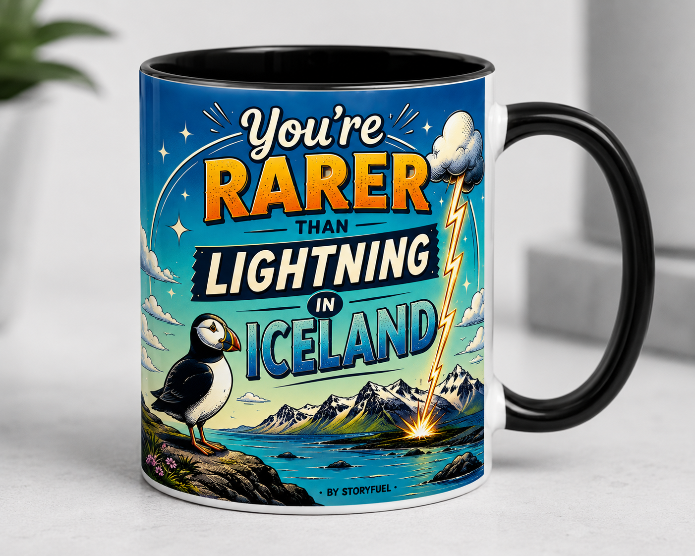 You're One of a Kind – Lightning in Iceland Mug